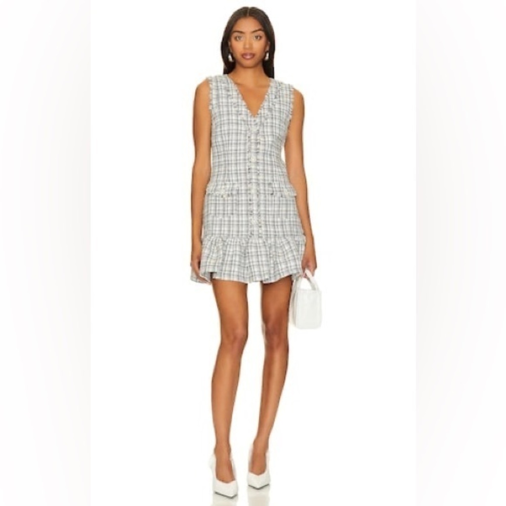 Likely Franco Dress in Grey Multii